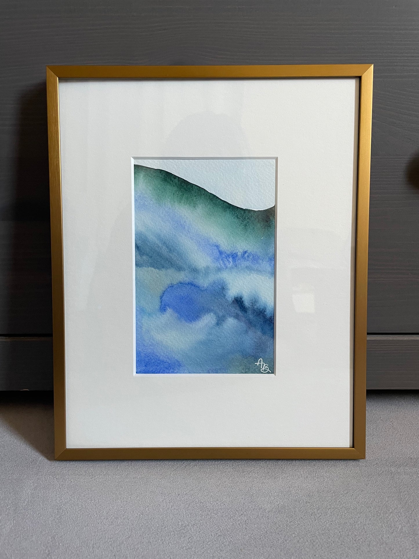 "Shoal 3" Framed Original Painting