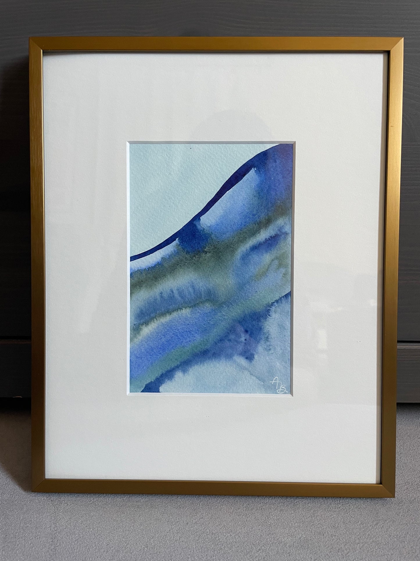 "Shoal 1" Framed Original Painting