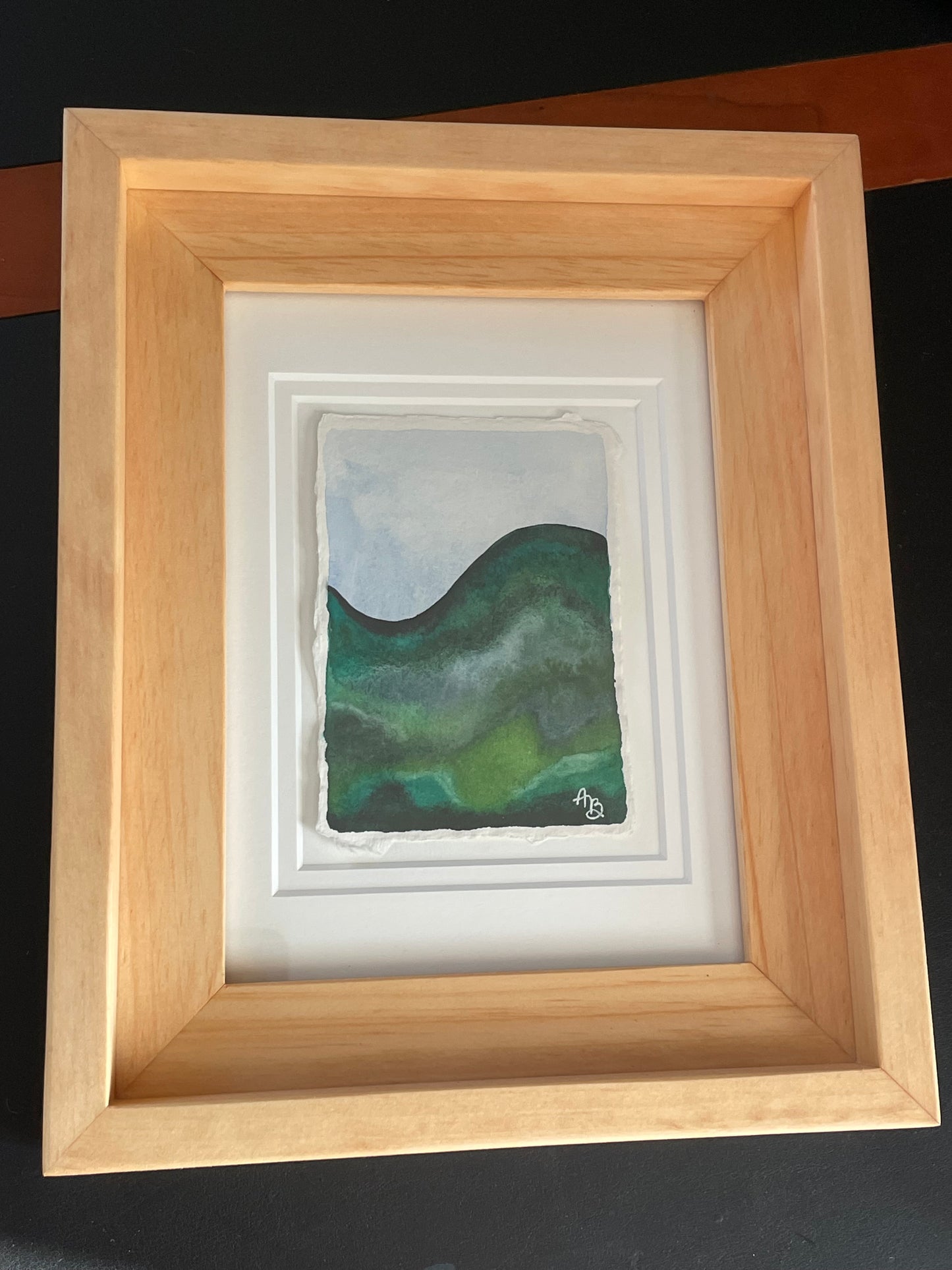 “Sun in the Valley” framed original painting