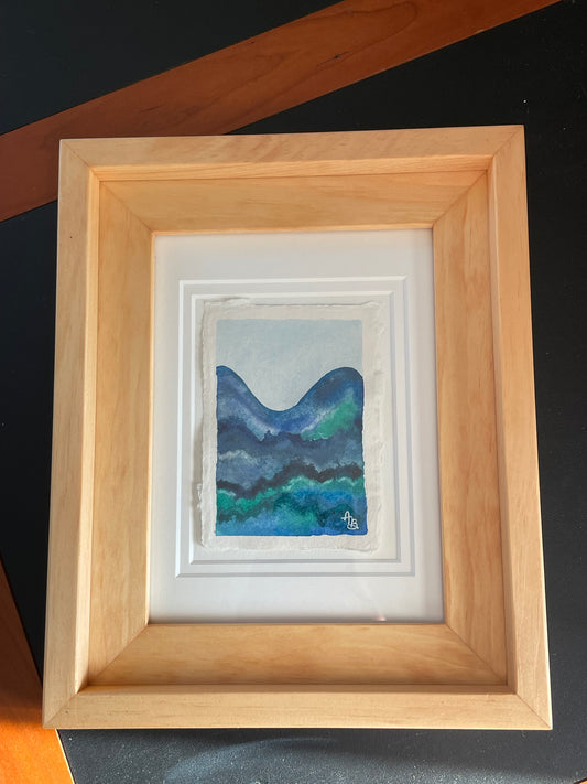 “Sunlit Zone” Framed Original Painting