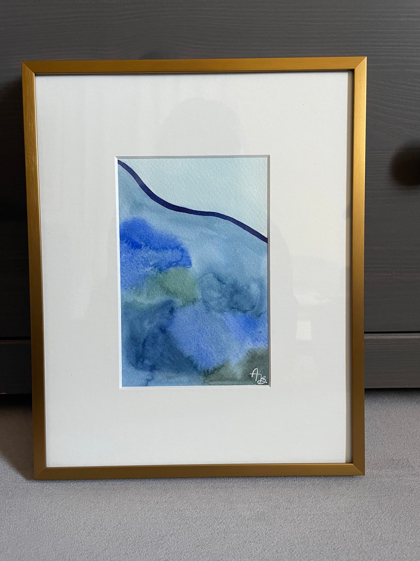 "Shoal 2" Framed Original Painting