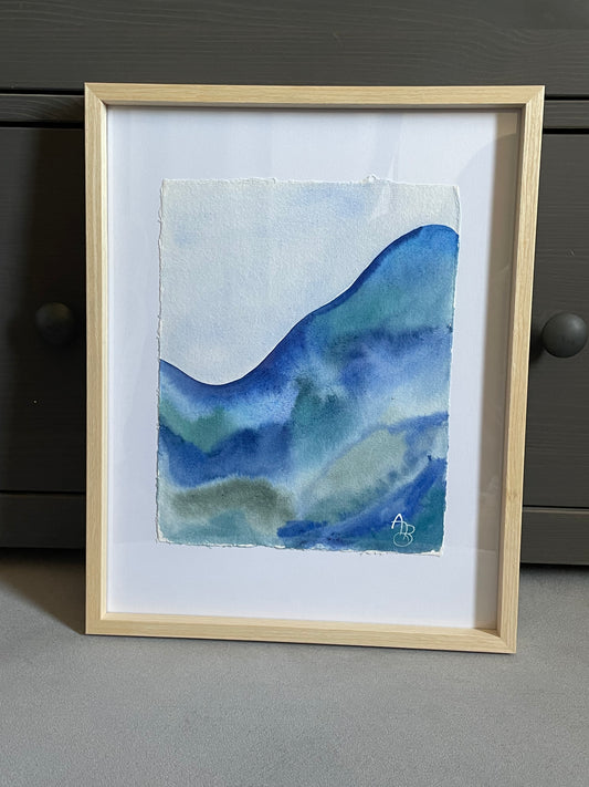 "Wave 8" Framed Original Painting