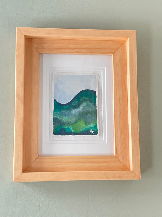 “Sun in the Valley” framed original painting