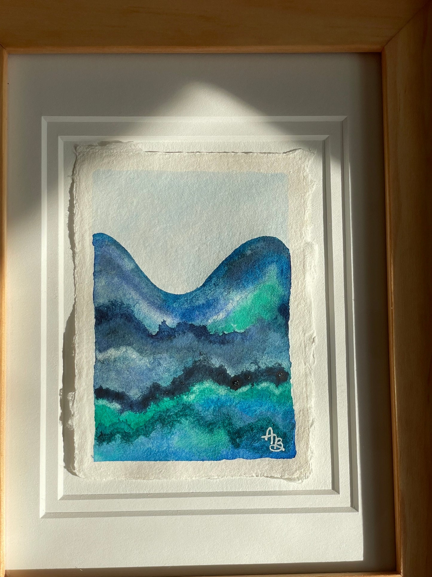 “Sunlit Zone” Framed Original Painting