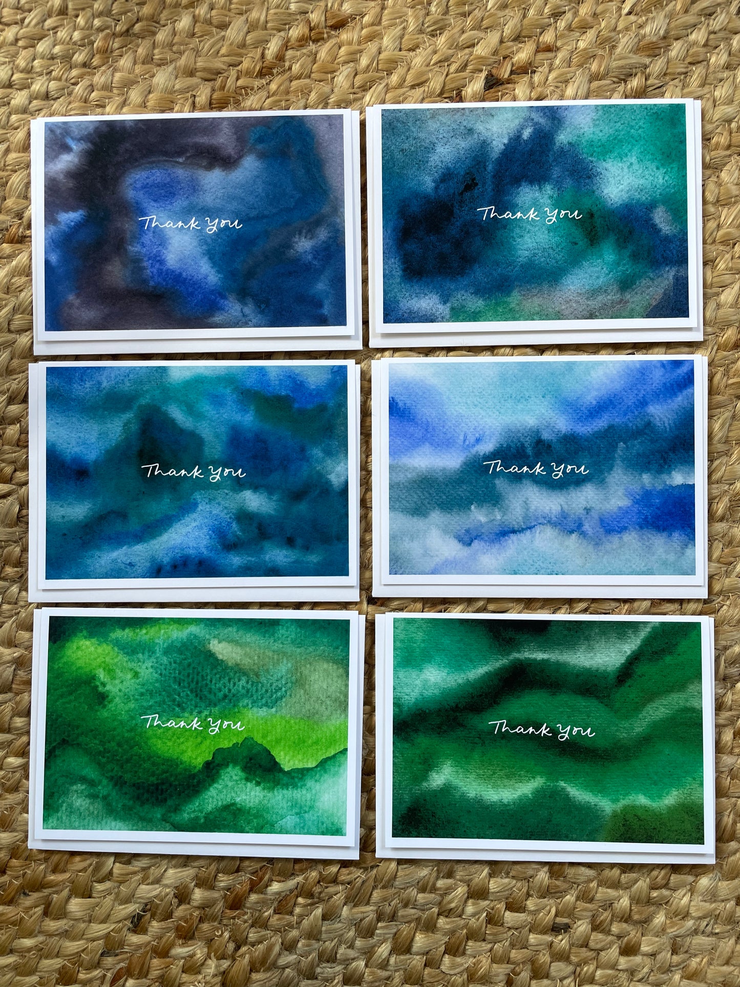 Washes Thank You Cards (6 pack)