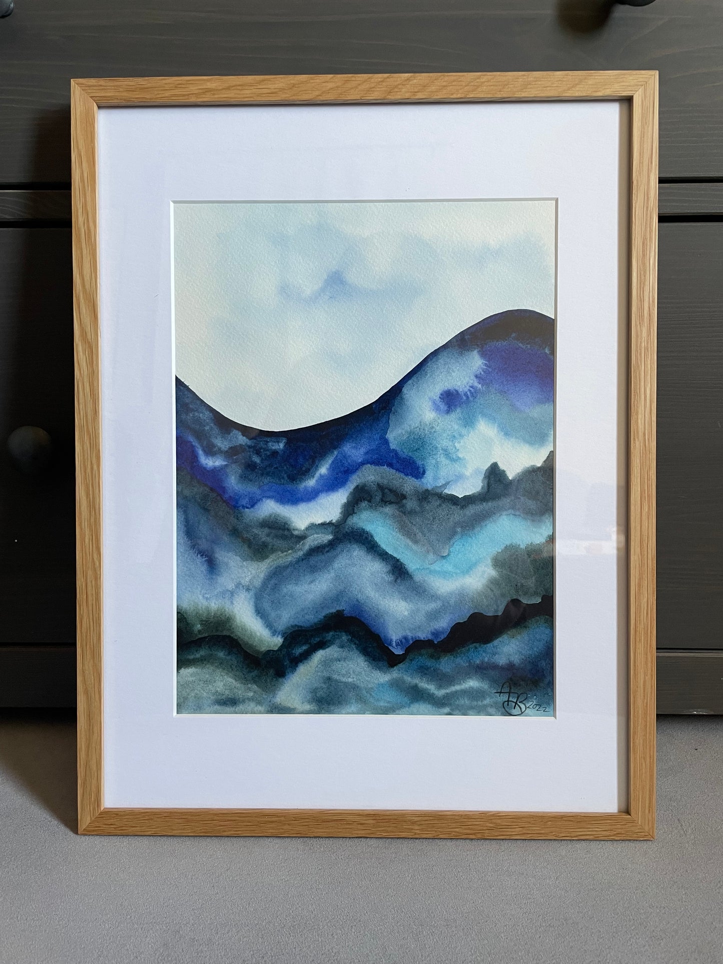 "Billows" Framed Original Painting