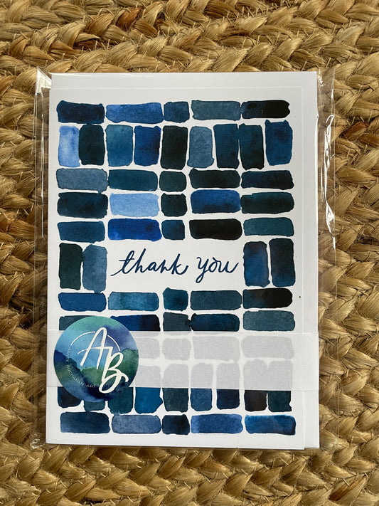 Bricks Thank You Cards (6 pack)
