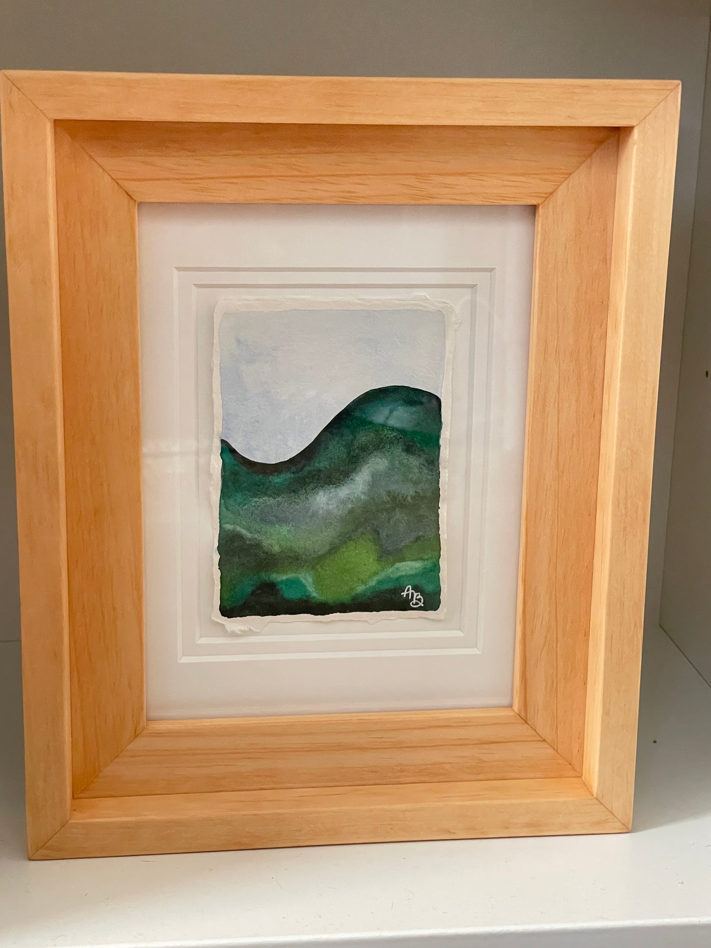 “Sun in the Valley” framed original painting