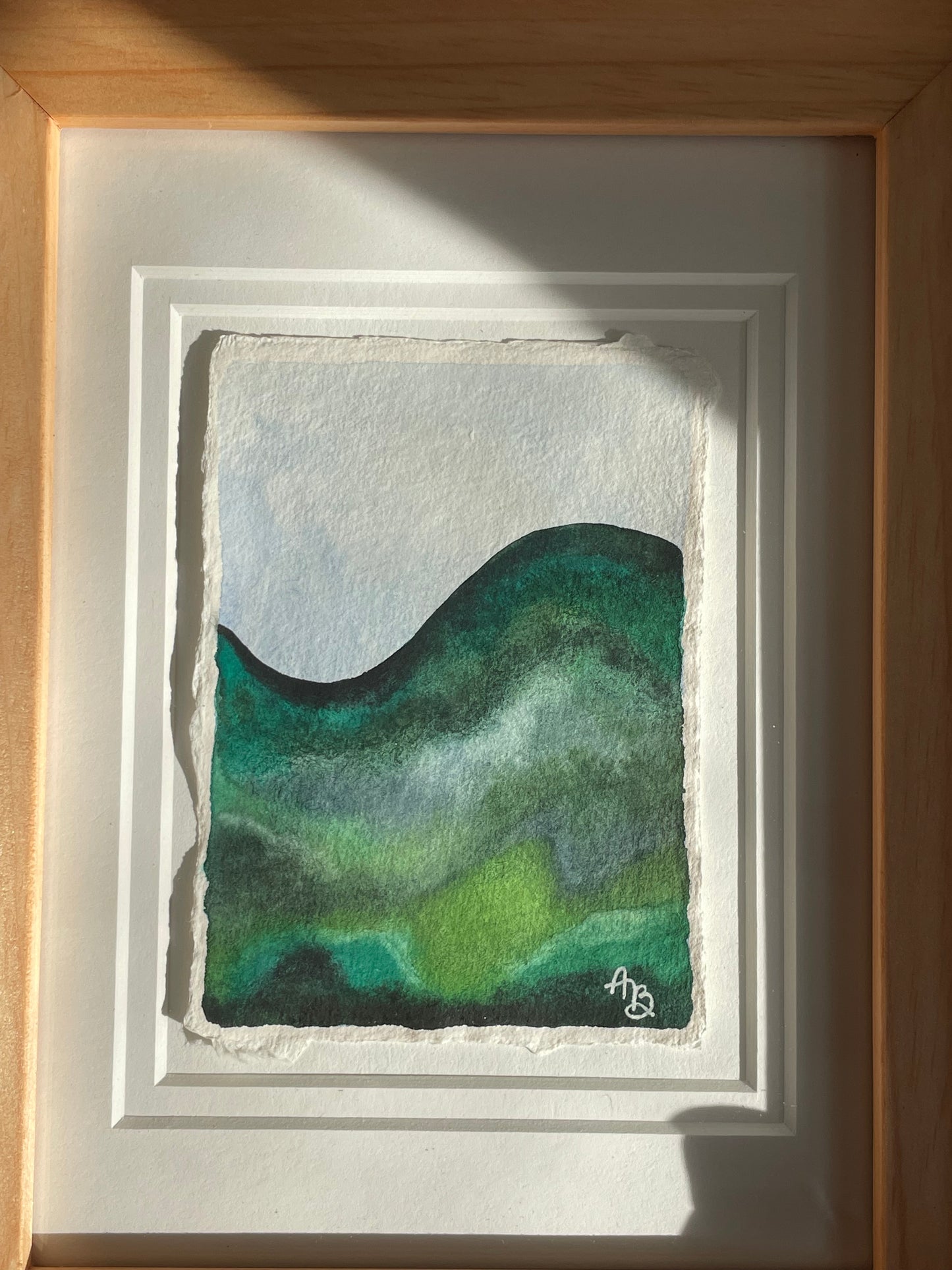 “Sun in the Valley” framed original painting