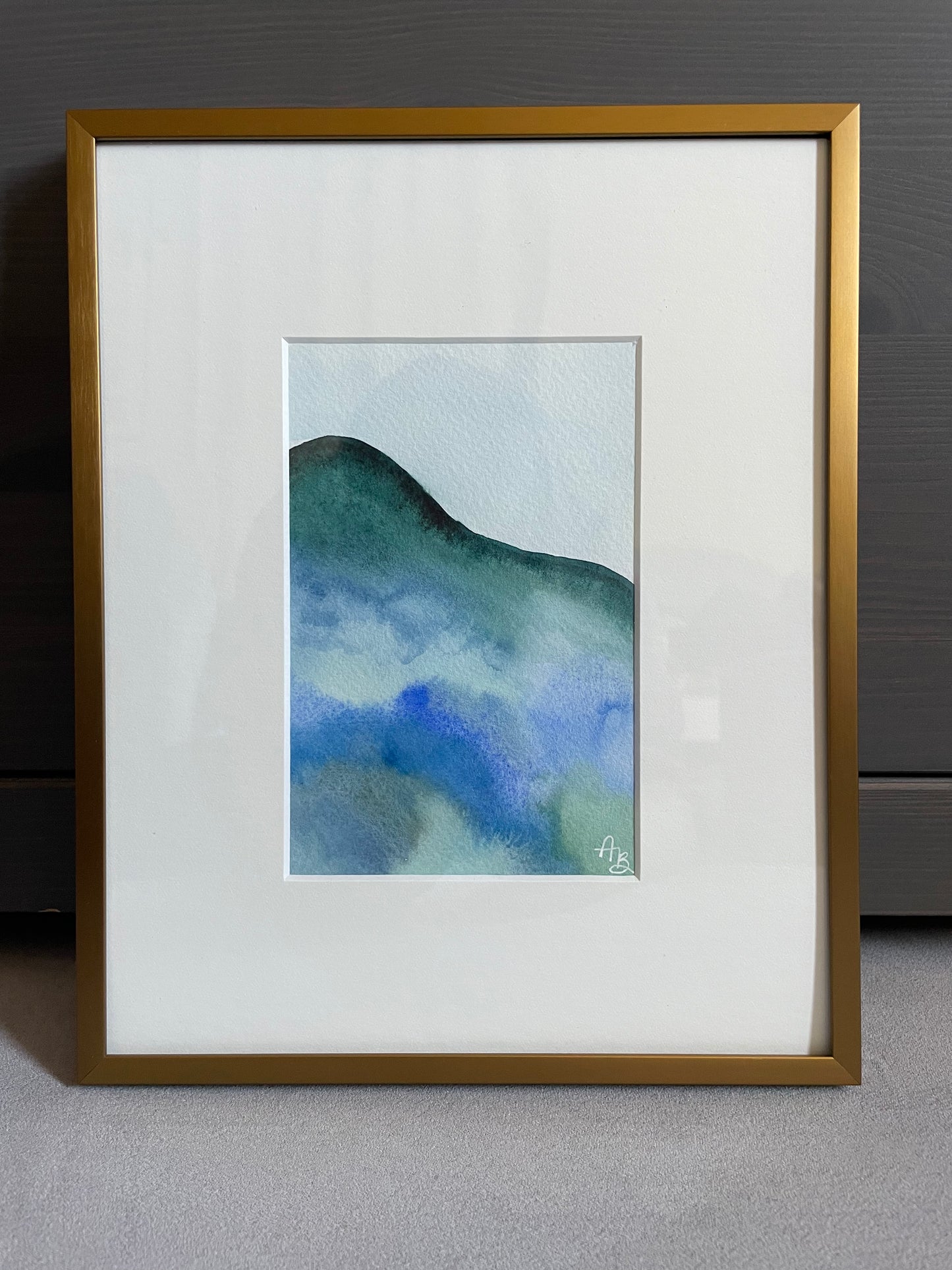 "Shoal 4" Framed Original Painting