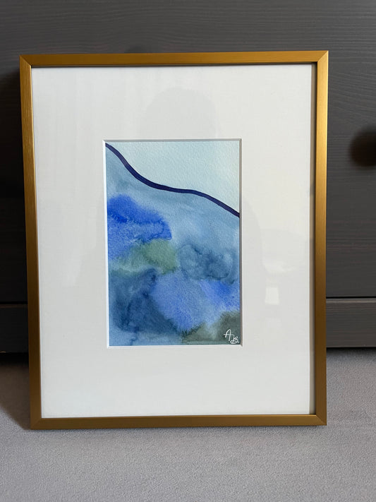 "Shoal 2" Framed Original Painting