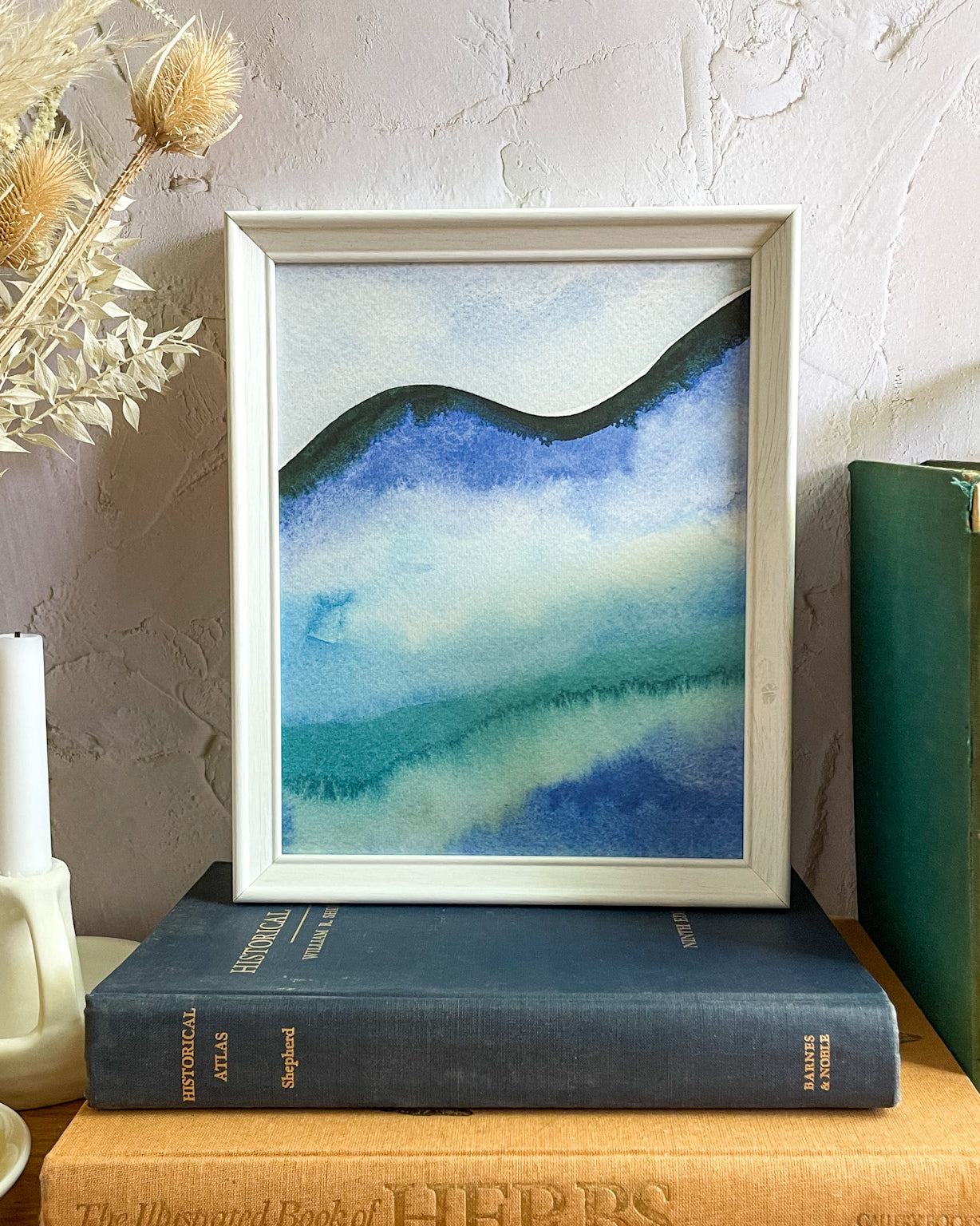 "Ocean Currents 2" Watercolor Print