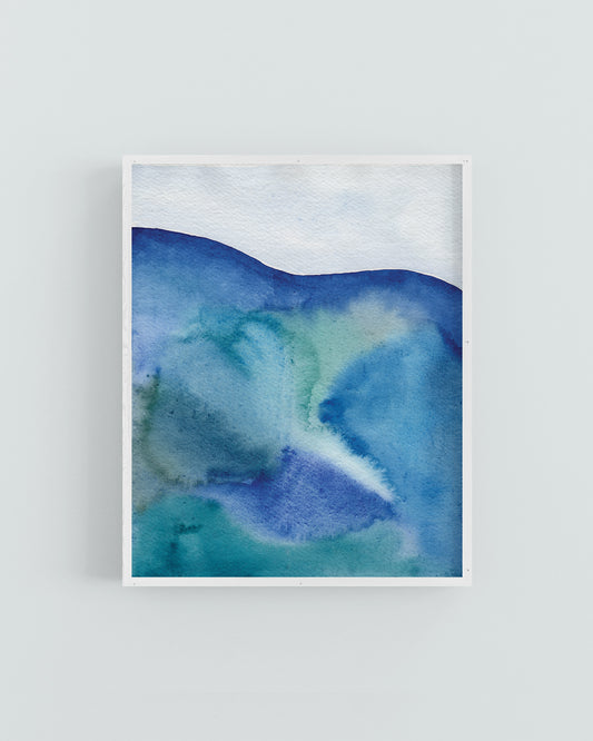 "Sea Bloom" Watercolor Print