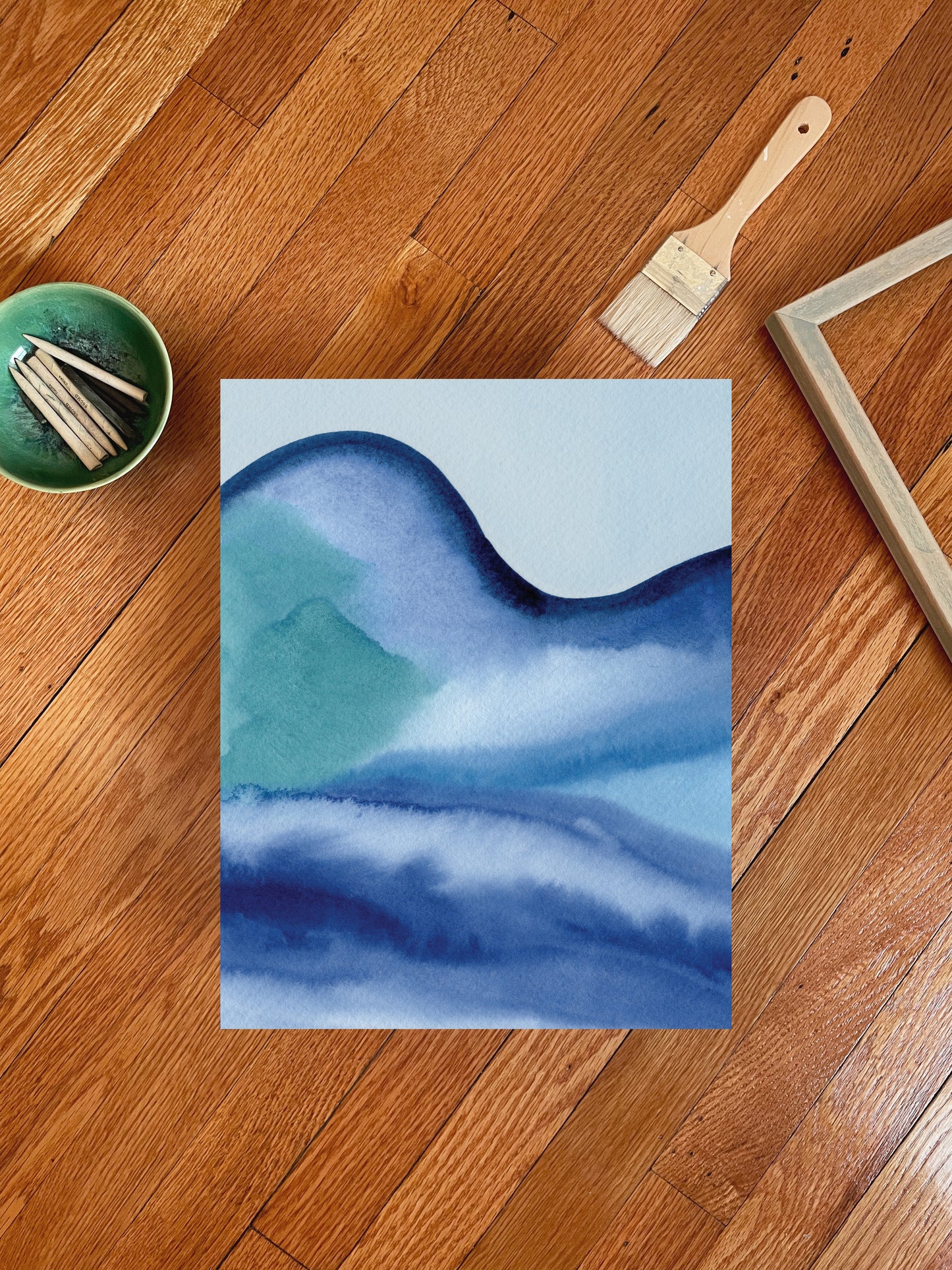 "The Swell" Watercolor Print